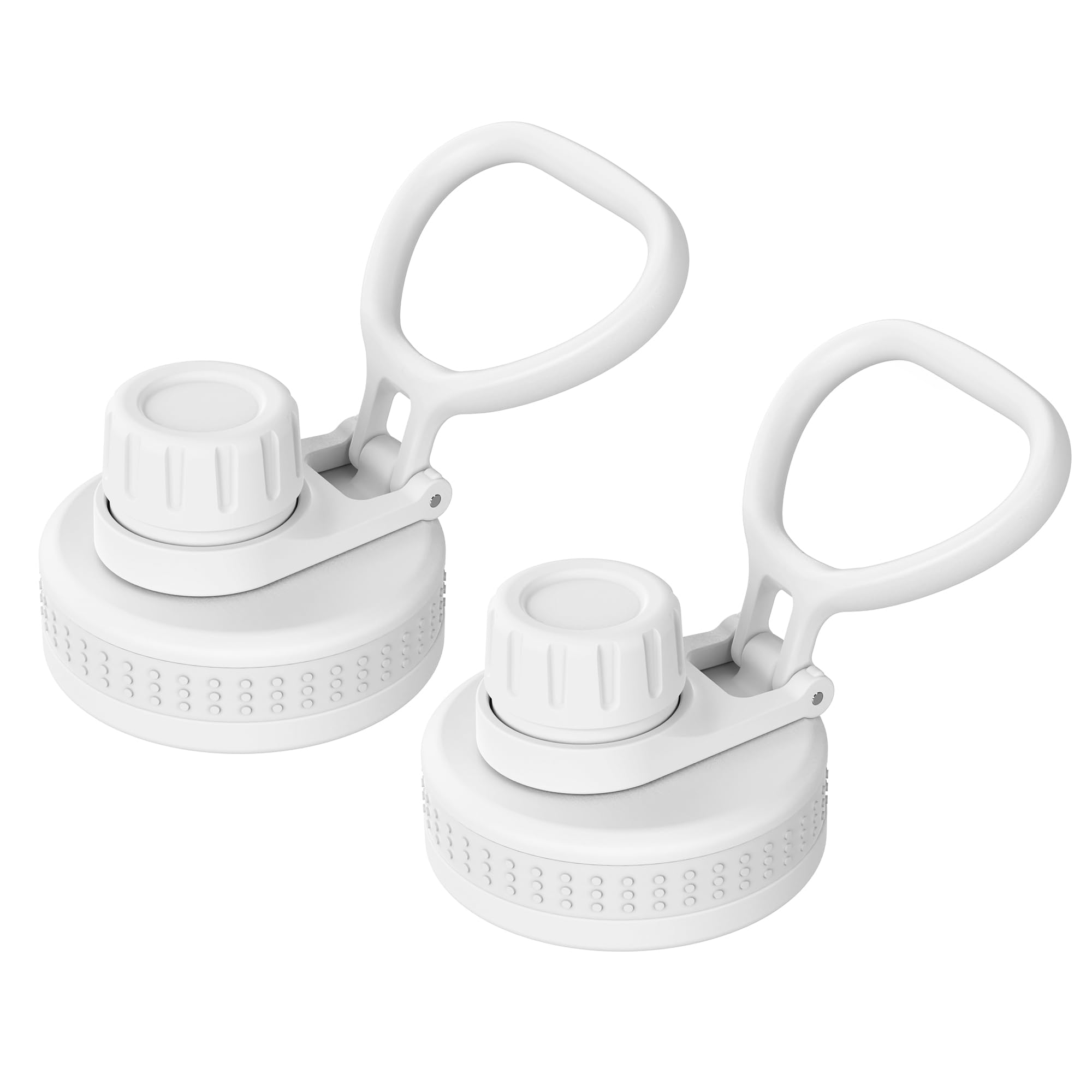 Photo 1 of Prurex Spout Lid for Hydro Flask Wide Mouth Bottles | Replacement Lid Compatible with Hydroflask/Thermoflask/Iron Flask | 2-Pack BPA-Free Lids for 12-64oz Bottles (White 2 Pack)