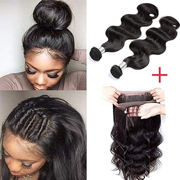 Amazon Com Doris Beauty Hair 8a Brazilian Body Wave 2 Bundles