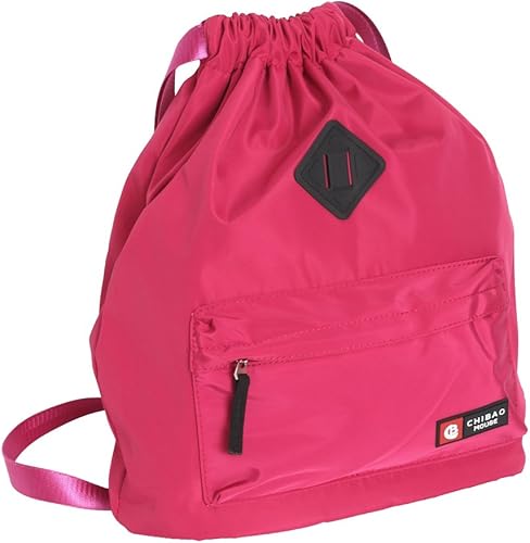 Amazon Co Jp Joknet ナップサック 巾着 おしゃれ 撥水 はっ水 ナップザック シニア バッグ 鞄 リュック カバン 行楽 巾着 背面ファスナー ローズピンク F シューズ バッグ