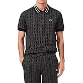 Lacoste Mens Seasonal Short Sleeve Classic Fit Monogram Polo
