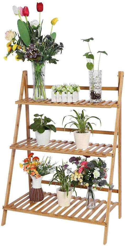 Organisateur Tasses Bambou 3 Niveaux - Étagère Rangement Café 58cm - Présentoir Cuisine Bar Porte Tasses Mural