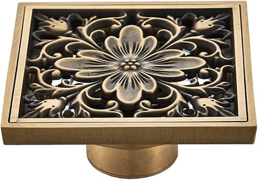 Messing Quadratmeter Bodenablauf Dusche Boden Drainer Mit Sieb Filter Abwasser Reinigen Fur Badezimmer Wc Wascherei Garten Outdoor Kuche B Amazon De Baumarkt