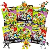 Mega Bloks Teenage Mutant Ninja Turtles Blind Bags Party Favors Set - Pack of 6 TMNT Series 1 Mystery Blind Packs (TMNT Party Supplies)