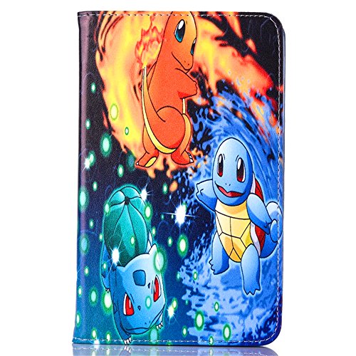 Samsung Galaxy Tab A 7.0 2016 Case, Phenix-Color Pokemon Go Cartoon Cute Premium Flip Stand PU Leather Shell Case for Samsung galaxy Tab A 7.0 inch 2016 SM-T280 SM-T285 Tablet (#02)