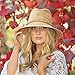 Wallaroo Hat Company – Women’s Malibu Fedora – Wide Brim Natural Fiber Sun Hat with Adjustable Sizing for Medium Crown Sizes