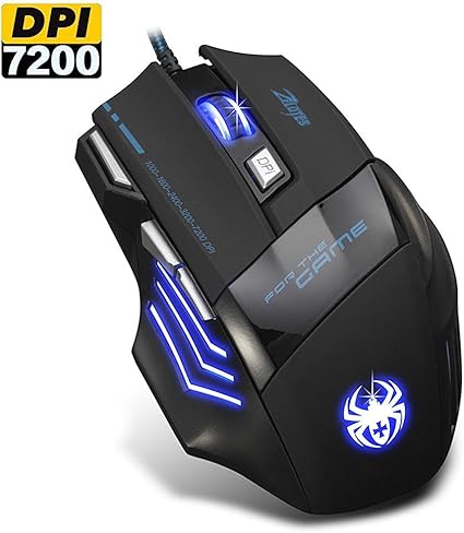 Amazon Keepax Zelotes Led光学式5500 Dpi Usb Led ゲームマウス 超高感度 7ボタン 設定可能 Fire Key付き Usb 有線 Pcマウス ゲーミングマウス 大きめ オーフィスも快適 ゲーマーマウス Keepax Zelotes ゲーミングマウス 通販