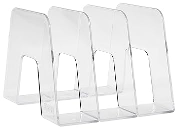 HAN Katalogsammler SORTER – Prospekthalter zum Austellen mit 3 Fächern für DIN A4/C4 – 209 x 224 x 163 mm (B x T x H) – Trans