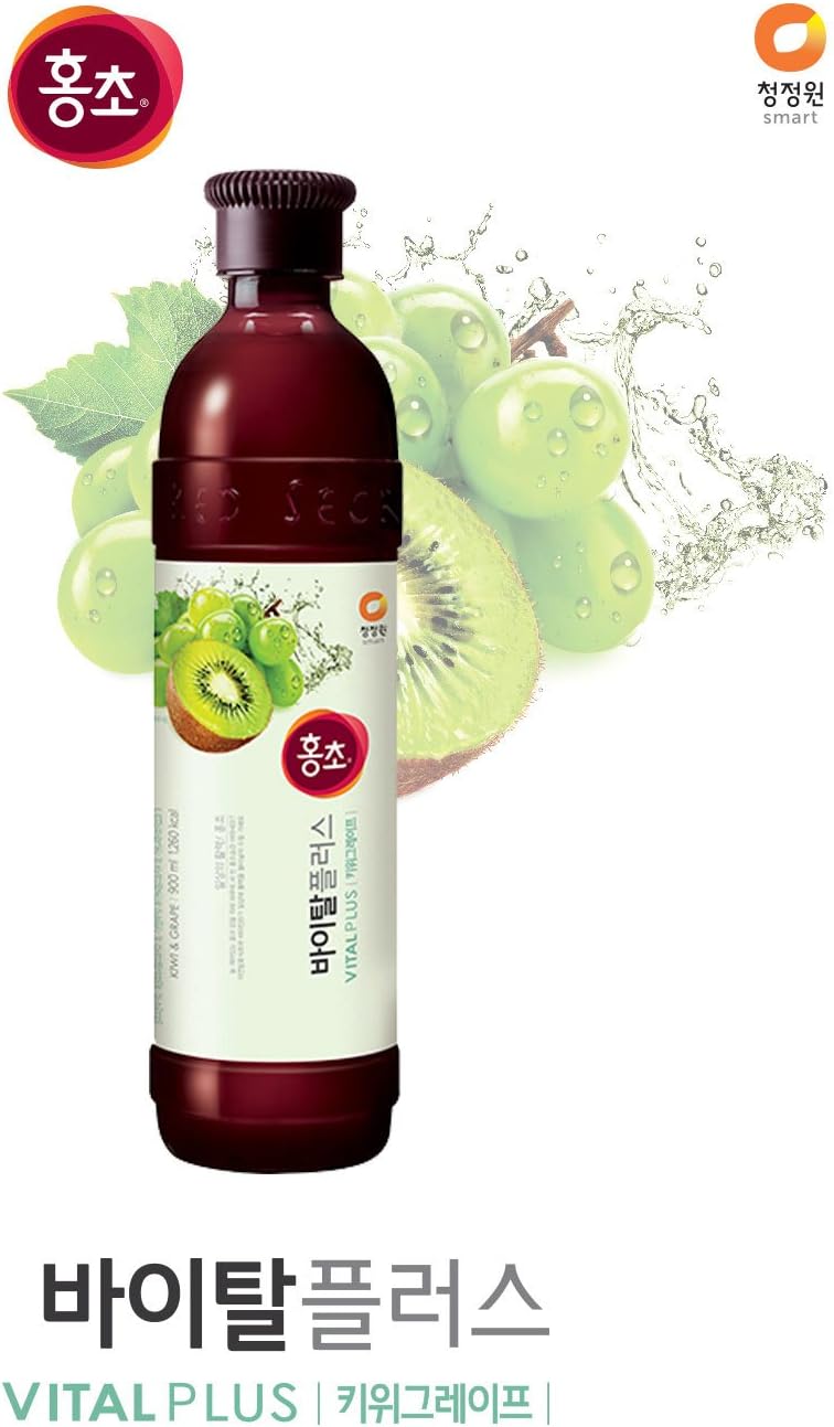 Chung Jung One Hong Cho Vital Plus (Kiwi & Grape, 900ml x 1 Pack)