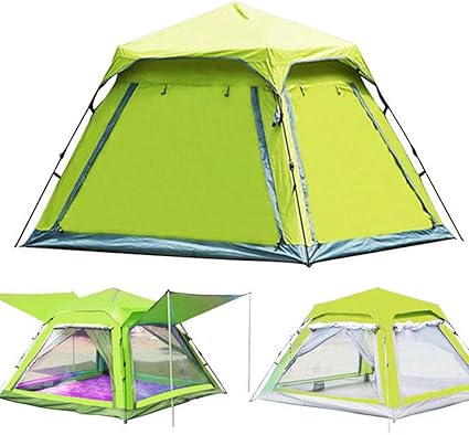 Amazon 屋外テント自動キャンプテント屋外ダブル床キャンプテントセット 色 B 文房具 オフィス用品 文房具 オフィス用品