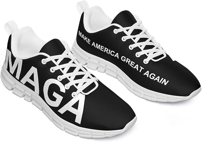 make america great tennis shoes