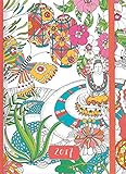 2017 Zen Garden Weekly Planner (16-month Adult Coloring Calendar) by