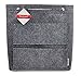 Vercord Felt Tall Long Purse Tote Backpack Bag Insert Organizer Inside for Women X-large Dark Grey