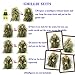 Nicolababe Weapon Pack Camouflage Accessories Military Weapons Set Inc Motorbike and Ghillie Suits Designed for Minifigures Compatible with Minifigures of All Major Brands (Camouflage Weapon)