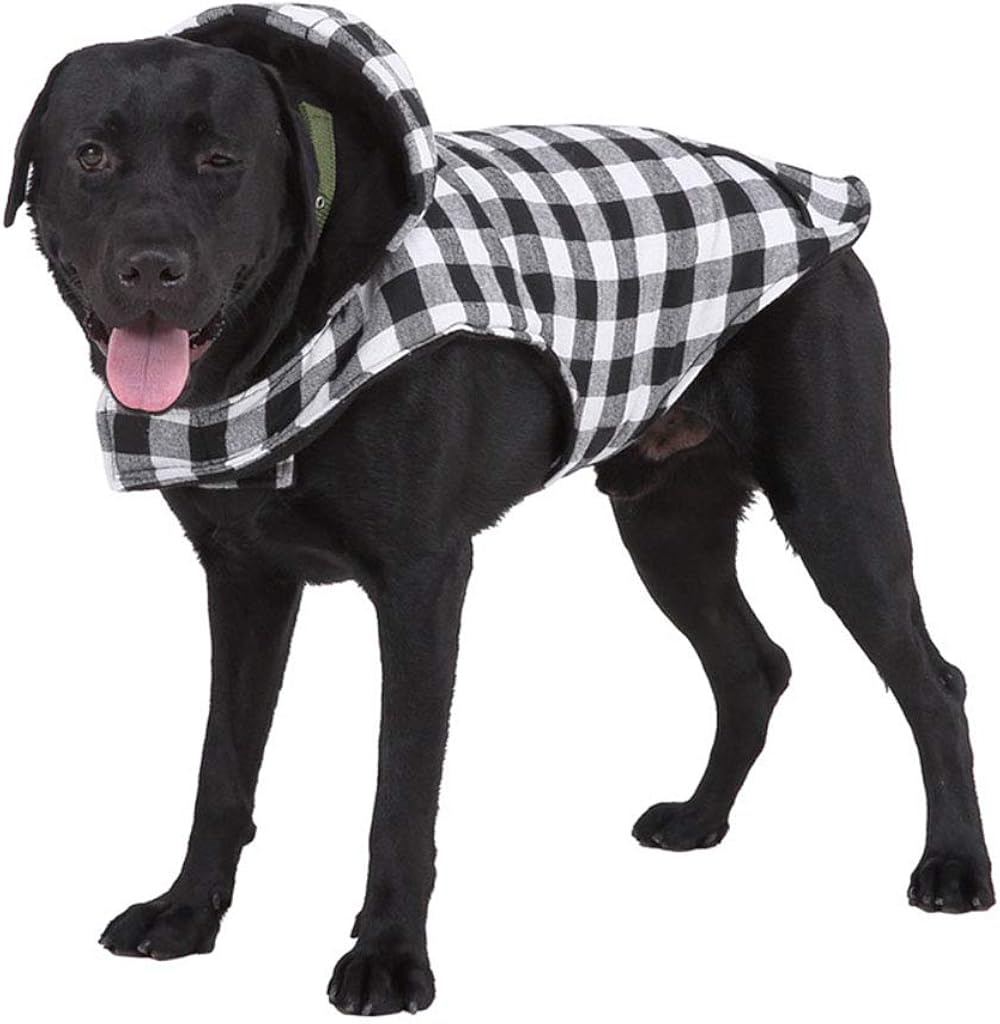 Dog Hoodie Shirt, Pet Winter Clothes Vest Costumes Warm Soft Coat Plaid