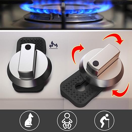 Gas Stove Child Safety Knob, Aukfa Oven Knob GuardChild Safety Device