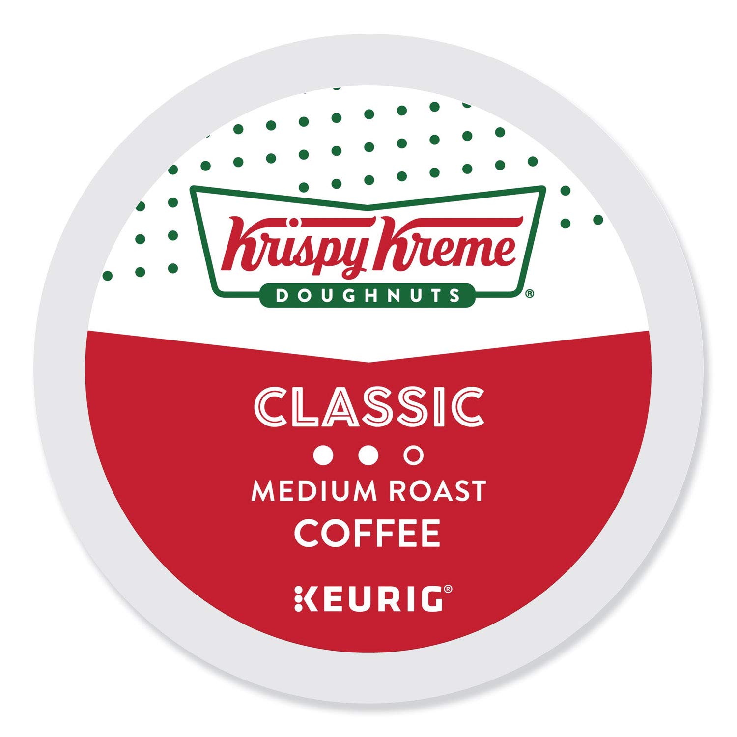 Krispy Kreme Keurig Single-Serve K-Cup Pods, Smooth Medium Roast Coffee, 24 Count