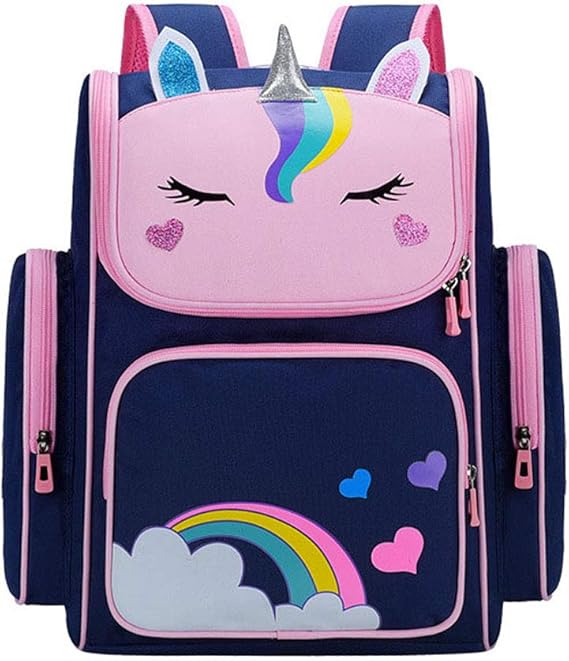 Cute Girls Schoolbags Unicorn School Bag for Kids Elementary Student