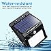Seatore Solar Lights, 16 LED Waterproof Wireless Solar Motion Sensor Lights Outdoor for Patio, Deck, Yard, Garden, 1-Pack