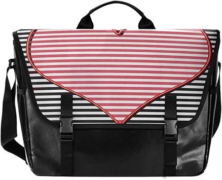 striped shoulder bag