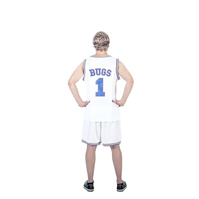 Freeze Space Jam Tune Squad Logo Bugs Bunny 1 White Basketball