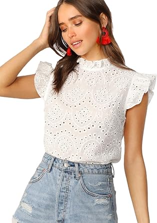 ruffle top sleeveless