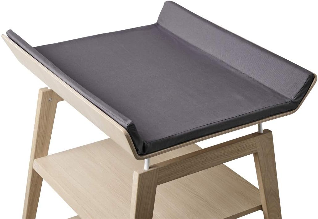 Housse mat. à langer Linea, Gris anthracite