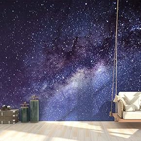 Wall Mural Starry Sky Removable Self-Adhesive Large Wallpaper - 66x96 inches