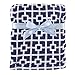 Luvable Friends Unisex Baby Coral Fleece Blanket, Navy Trellis, One Size