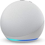 Echo Dot (4th Gen) | Smart speaker with Alexa | Glacier White