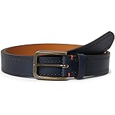 Johnston & Murphy mens 175th Anniversary Brogue Leather Belt