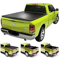 ORYX T9 Soft Roll Up Truck Bed Tonneau Cover Compatible with 2009-2025 Dodge Ram 1500 Fleetside 5'7" Bed (67") | Without RamB