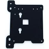 Zebra VESA Arm Mounting Plate - Acrylic - for Raspberry Pi5, 4 B, 3B+, 3, Pi 2, and Pi B+ Arduino: Black