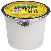 LUIGI'S Real Juice Italian Ice Cups, Refreshing Lemon Flavor, 4 oz (Bulk 48 Pack) - Fat-Free, Dairy-Free, Gluten-Free Frozen Dessert Cups for Summer Parties, BBQ, Kids Snacks &amp; Foodservice