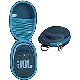 Adada Travel Case for JBL Clip 4/JBL Clip 5 - Portable Mini Bluetooth Speaker (Dark Blue)