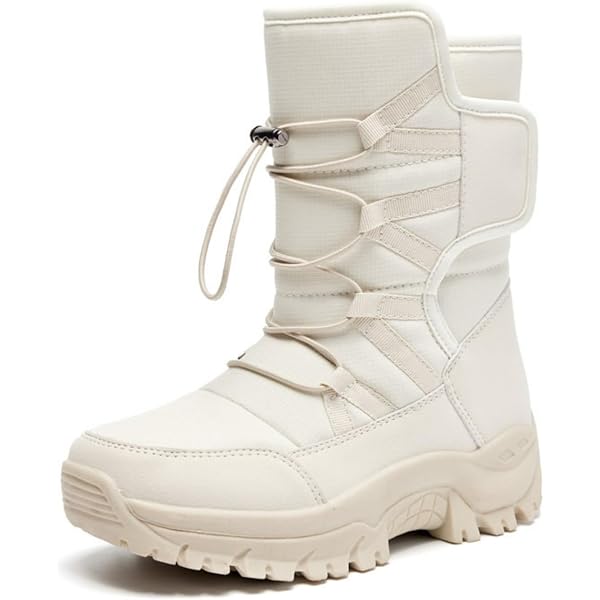 Mtzyoa Women's Waterproof Winter Bootie Sneakers – Slip-On Ankle Boots With Plush Lining - View #10