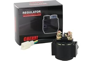 ChenXL Starter Solenoid Relay for 4-Stroke GY6 Engine 50cc 70cc 90cc 100cc 150cc 200cc 250cc ATV Dirt Bikes Scooters Go Kart Dne Buggys Quad 4 Wheelers Pit Bike Moped Roketa SSR Taotao Sunl Coolster