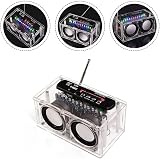 ZYWUOY DIY FM Radio Speaker Kit with LED Indicators and Remote 5V view 4