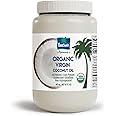 "Parachute Naturalz Organic Virgin Coconut Oil | Cooking Oil, Hair Oil, Body Oil & Oil Pulling | Cold Pressed | Unbleached | Unrefined | Non-Hydrogenated | MCT Oil | USDA Certified | 32 Fl. Oz | Plastic Jar"