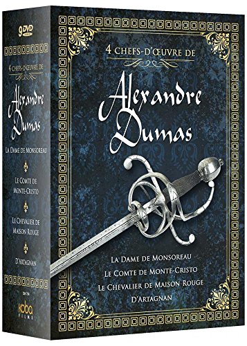 4 Chefs-D'oeuvre De Alexandre Dumas : La Dame De Monsoreau + Le Comte De Monte-Cristo + Le Chevalier De Maison Rouge + D'artagnan - Pack
