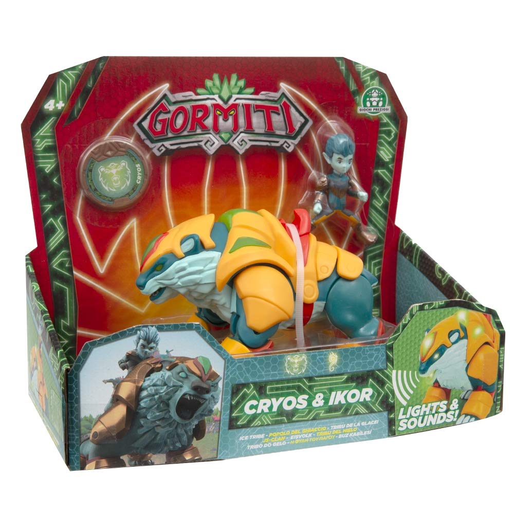 Giochi Preziosi Gormiti, Series 2, Hyperbeasts Deluxe 15 cm, Cryos