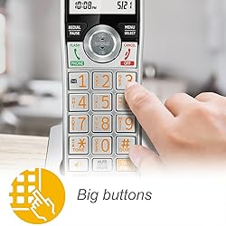 AT&T CL83507 DECT 6.0 5-Handset Cordless Phone for