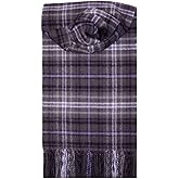 Brushed Wool Plaid Scarf Made in Scotland