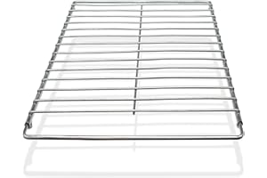 Evecad Universal Adjustable Wire Oven Rack,Extendable Baking Rack,Adjusts from 14.5"-25.5" Length,Chrome Telescopic Oven Cooker Shelf Rack For Whirlpool Frigidaire GE Kenmore Ovens.
