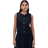 Theory Women's Sleeveless Button Down Shell