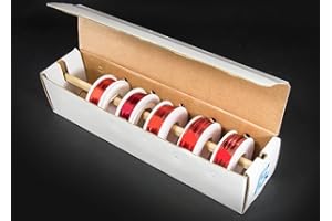Assorted Gauges Magnet Wire Kit - Enamel Coated Copper Wire (5 Spools - 22, 24, 28, 30 & 32 AWG) by EX ELECTRONIX EXPRESS