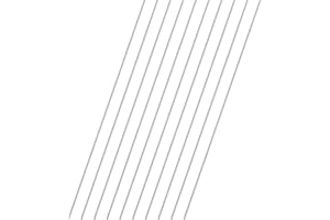 VictorsHome Aluminum Rods 1mm x 300mm Round Solid Shaft Lathe Bar Stock for DIY Crafts RC Aircraft Model Car 10pcs