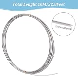 BENECREAT 20 Gauge 316 Stainless Steel Wire 10M Craft Jewelry Making Bendable view 3