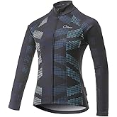 CATENA Women's Cycling Jersey Thermal Shirt Top Autumn Winter Long Sleeve Bicycle Jacket Close-Fitting