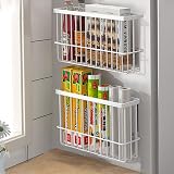 EigPluy 2 Pieces Kitchen Cabinet Door Storage Box White Self-Adhesive view 3
