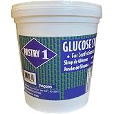 Pastry 1 Glucose Syrup 2.2lb. DE(dextrose equivalent) Rating Of 45-49. GMO Free, Trans Fat Free Liquid Glucose In A Resealable Plastic Pail. Glucose